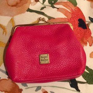 Dooney & Bourke kiss lock coin purse